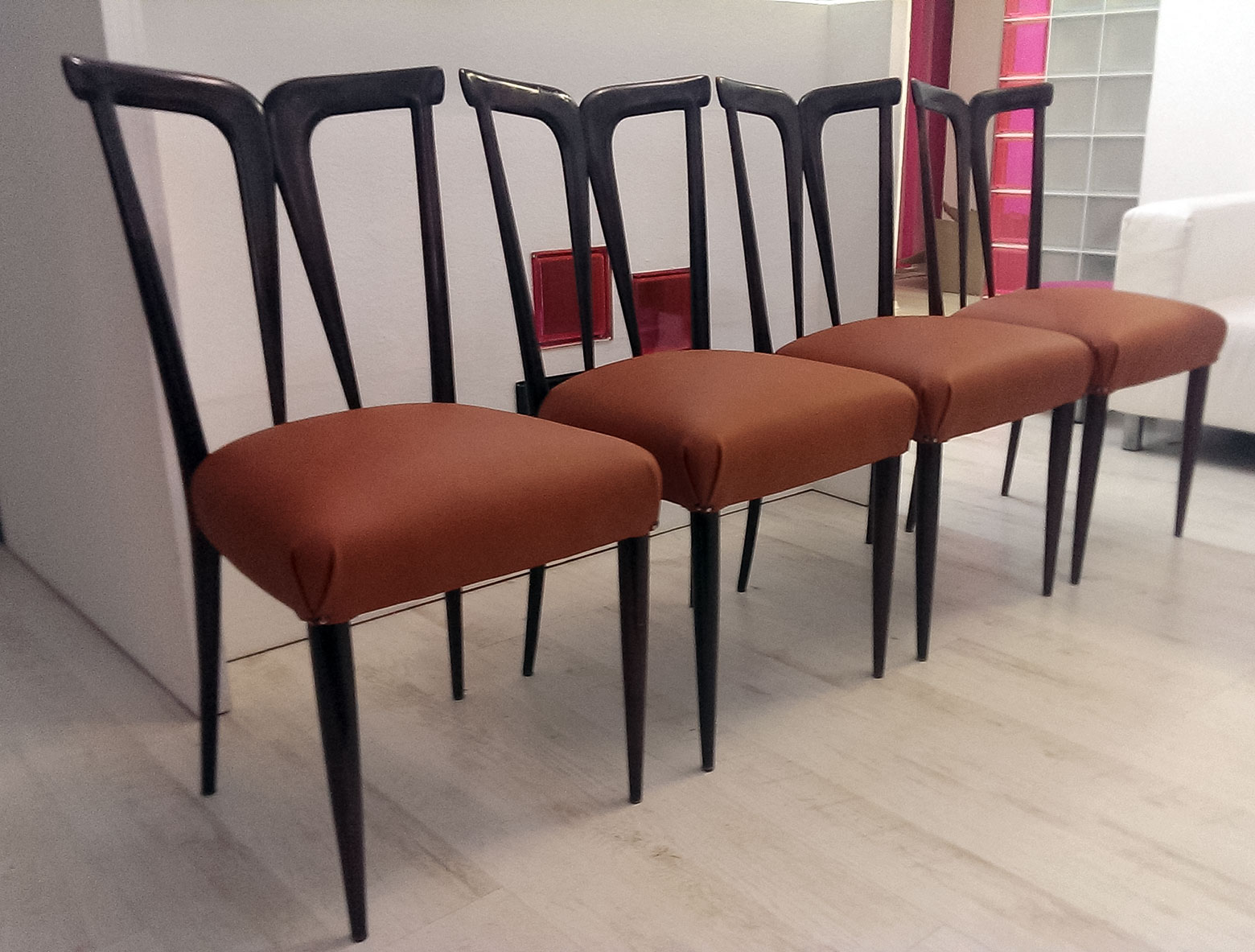 Nové čalounění - italské židle
